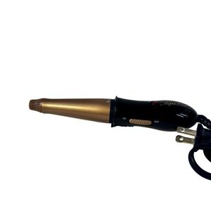 Argan‎ Heat Travel Ceramic Curling Wand Mini 1" Wide 7" Long Barrel  3" Small